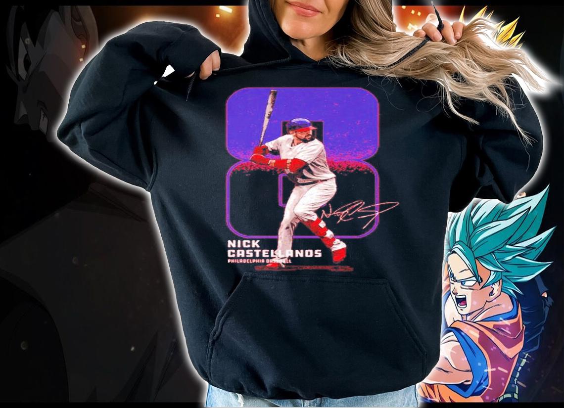 Nick Castellanos Philadelphia Outline Baseball Signatures Shirt hoodie