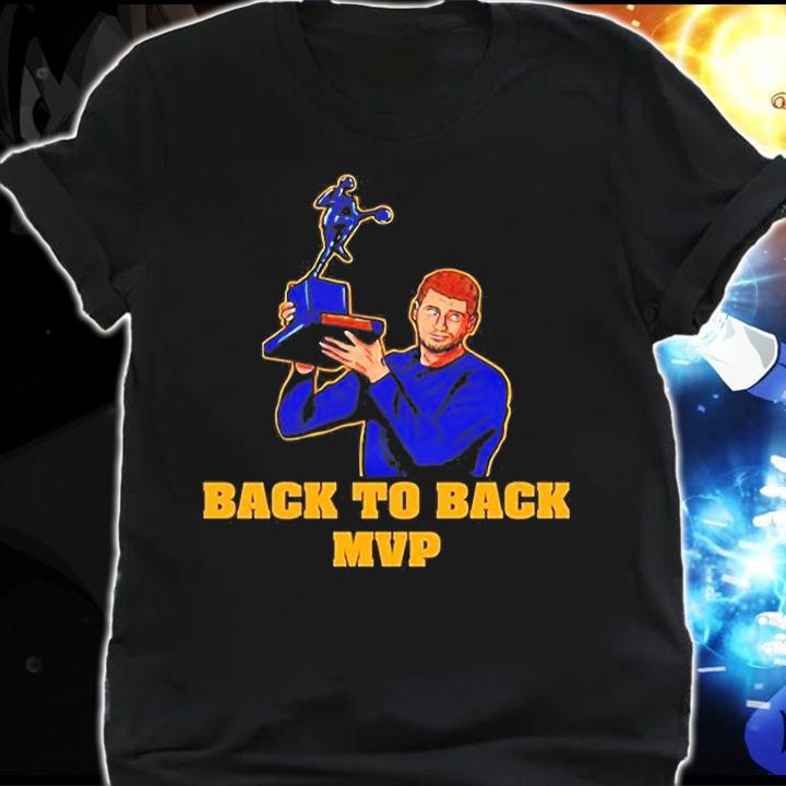Nikola Jokic 2022 Back To Back Nba Mvp T-Shirt shirt