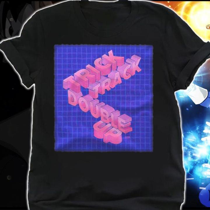 Roller coaster trick track double up T-shirt shirt