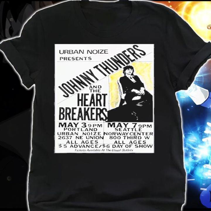 The Johnny Thunders And The Heartbreakers Concerts Posters t-shirt shirt