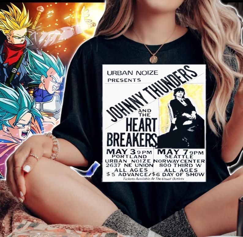 The Johnny Thunders And The Heartbreakers Concerts Posters t-shirt woman shirt