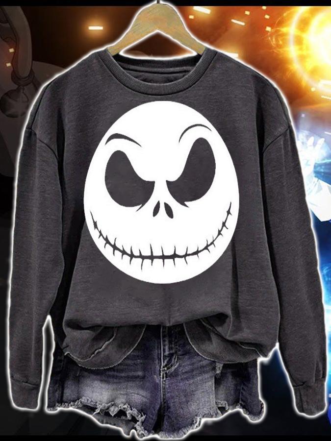 The Nightmare Before Christmas Jack Big Face T-Shirt sweatshirt