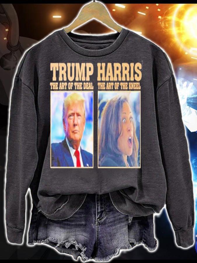 Trump The Art Of The Deal Harris The Art Of The Kneel Shirt sweatshirt
