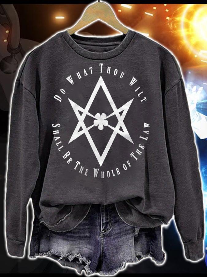 Unicursal Hexagram (Thelema Symbol) Shirt sweatshirt