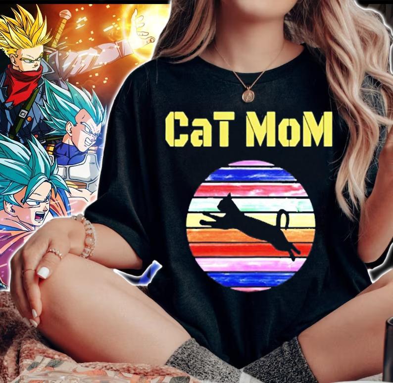 Womens Kitty Cat Mom Pet Lovers T-Shirt woman shirt