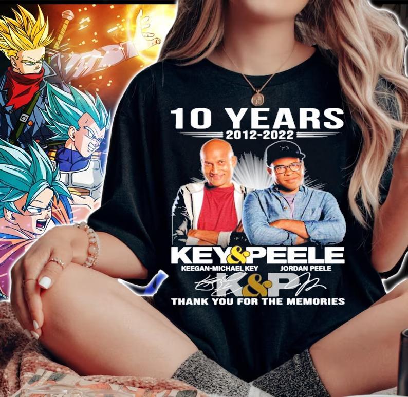 10 years 2012-2022 Key And Peele Signatures Thank You For The Memories t-shirt woman shirt