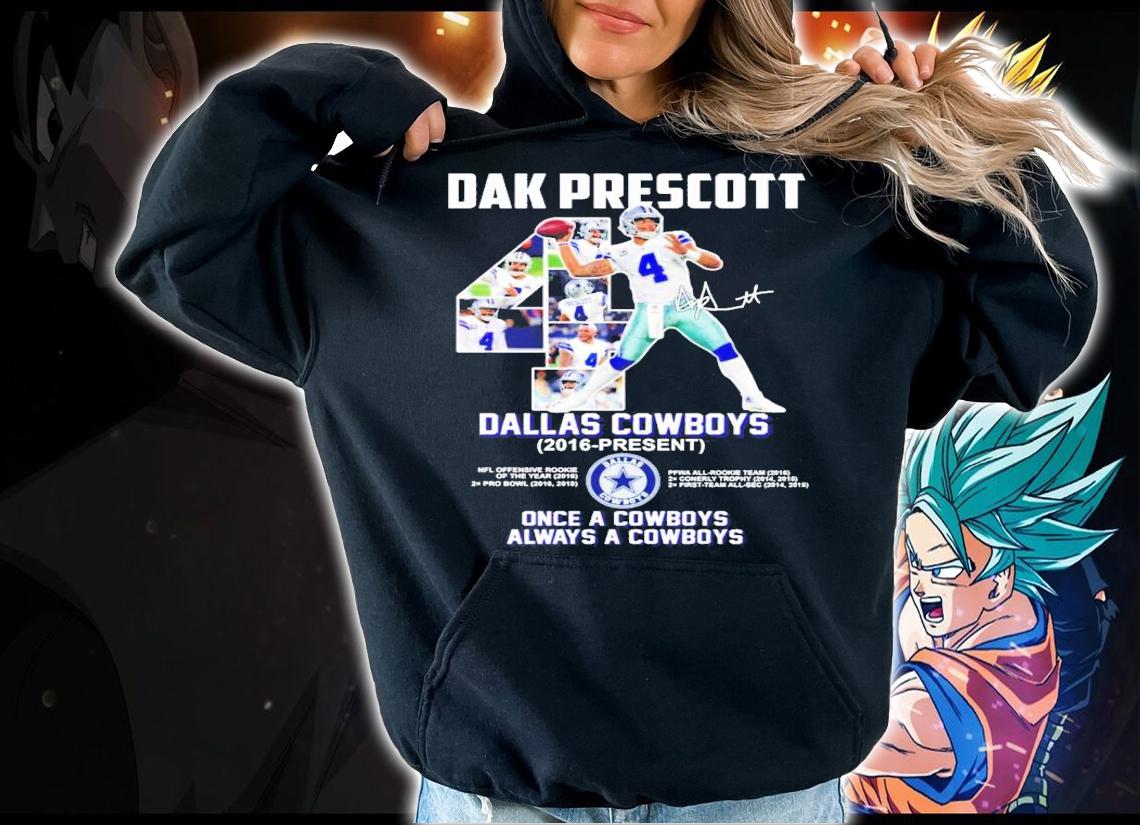4 Dak Prescott Dallas Cowboys 2016-present t-shirt hoodie
