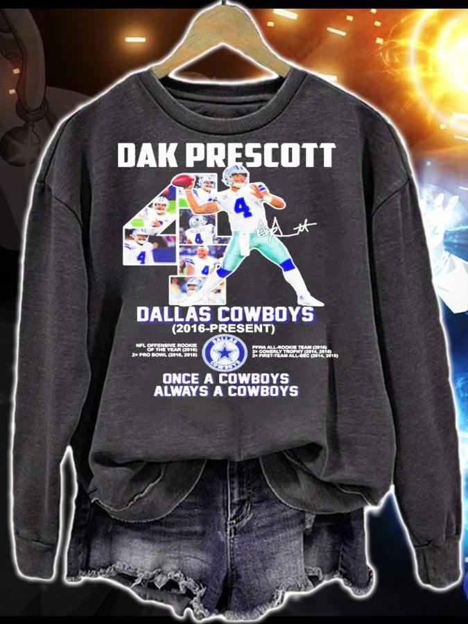 4 Dak Prescott Dallas Cowboys 2016-present t-shirt sweatshirt