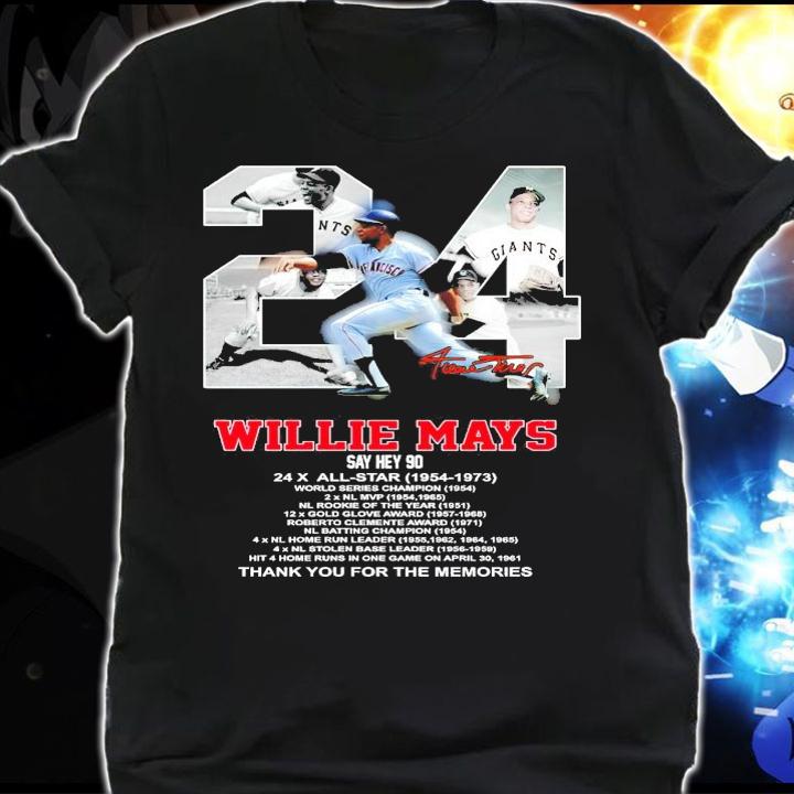 24 Willie Mays Say Hey Kid San Francisco Giants t-shirt shirt