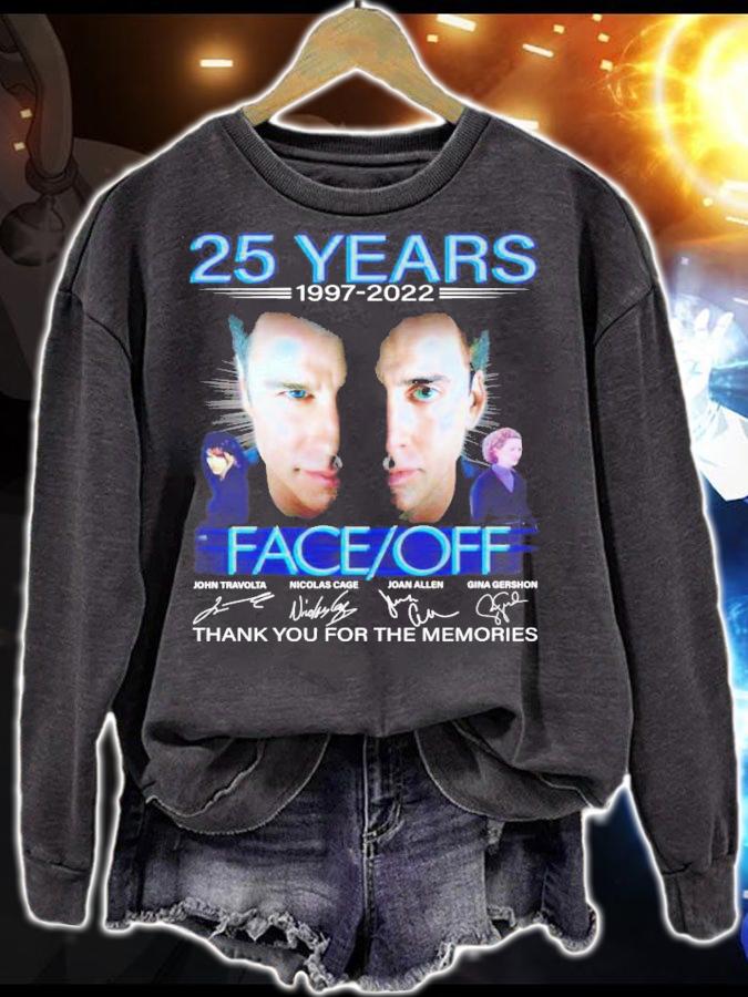 25 years 1997-2022 Face Off signatures shirt t-shirt sweatshirt