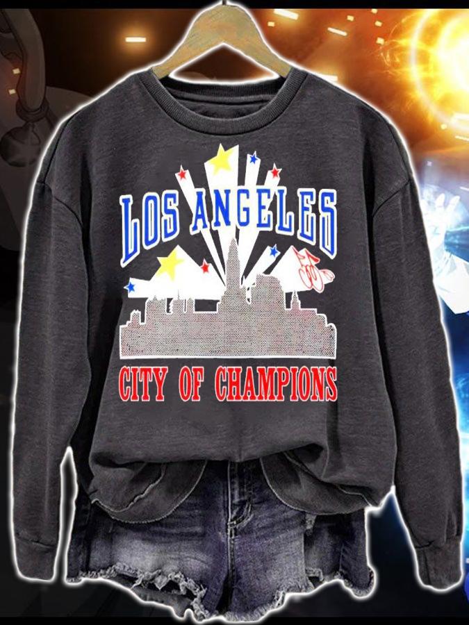 Cherry Los Angeles The City Of Champions Shirt sweatshirt