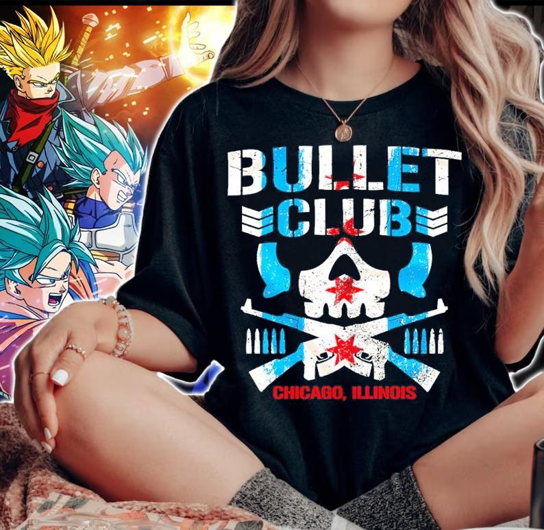 Chicago Flag PWT Retail Exclusive Bullet Club Shirt woman shirt