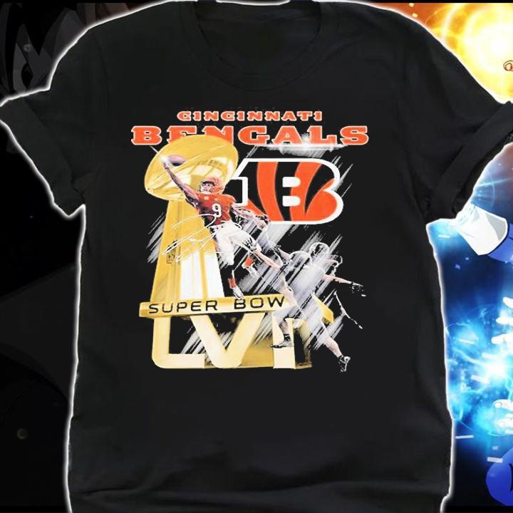 Cincinnati Bengals Super Bowl LVI Champions 2022 Signature T-Shirt shirt