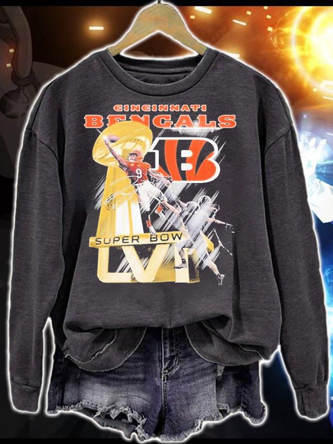 Cincinnati Bengals Super Bowl LVI Champions 2022 Signature T-Shirt sweatshirt