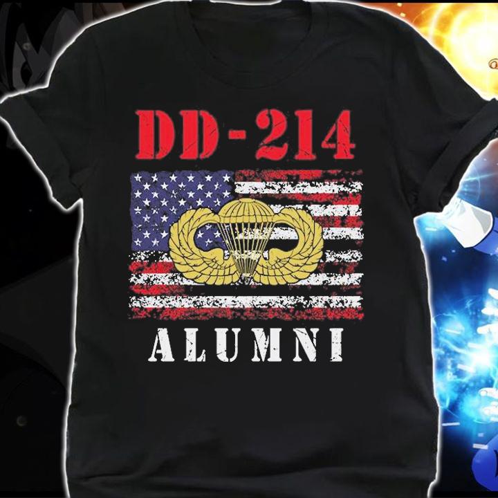 Dd-214 Airborne Alumni Paratrooper Army Veteran Us T-Shirt shirt