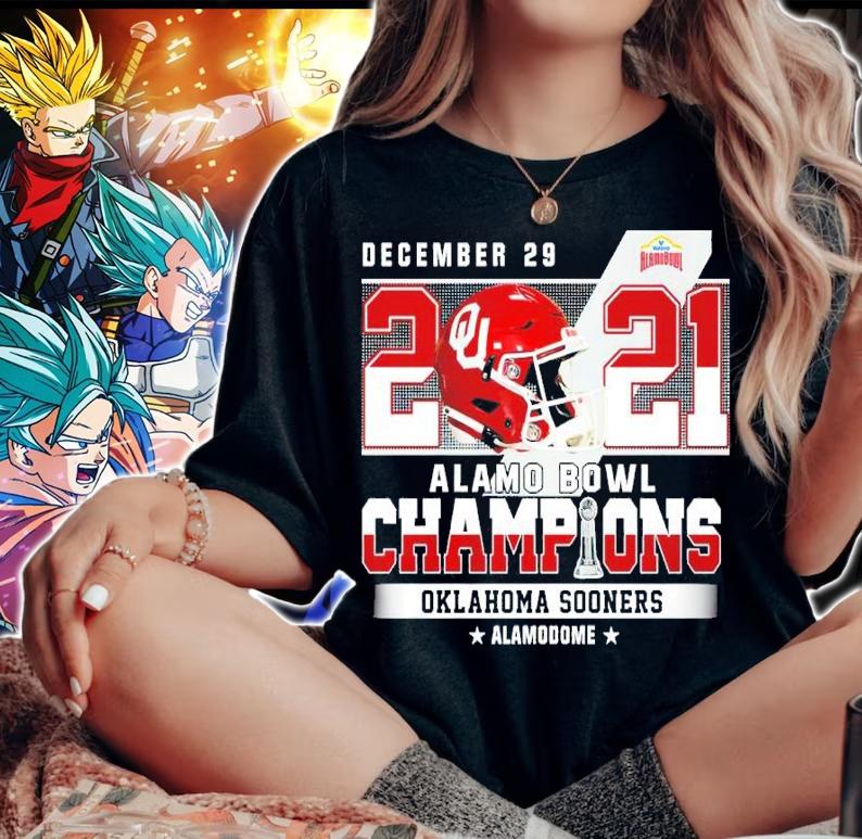 December 29 2021 Alamo Bowl Champions Oklahoma Sooners Alamodome Shirt woman shirt
