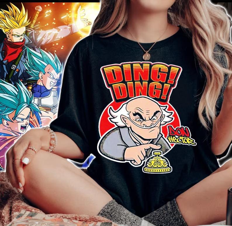 Don Hector Ding Ding Black T-Shirt woman shirt