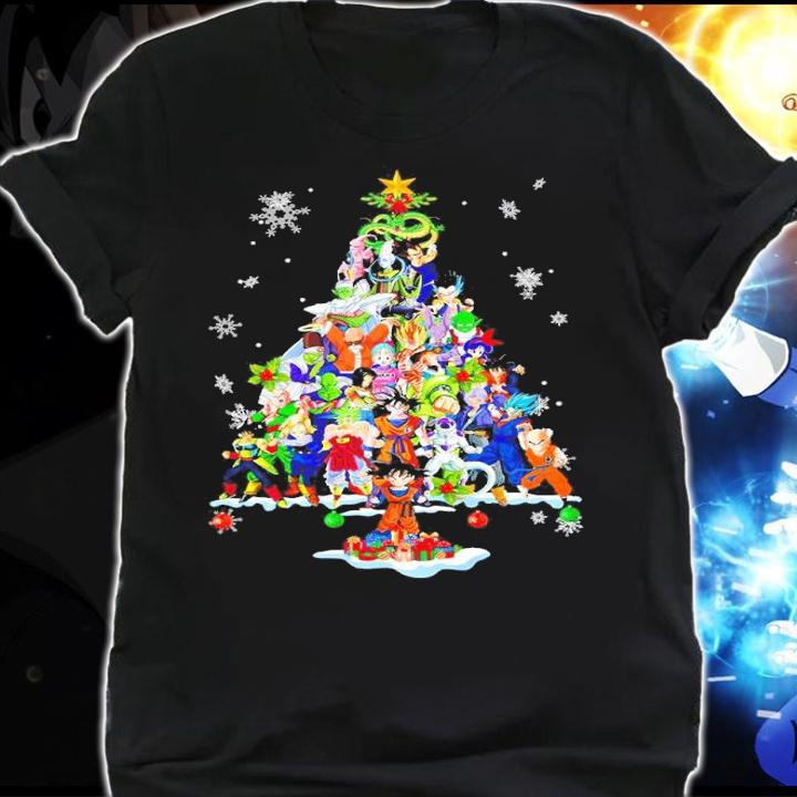 Dragon Ball Z tree Christmas shirt shirt
