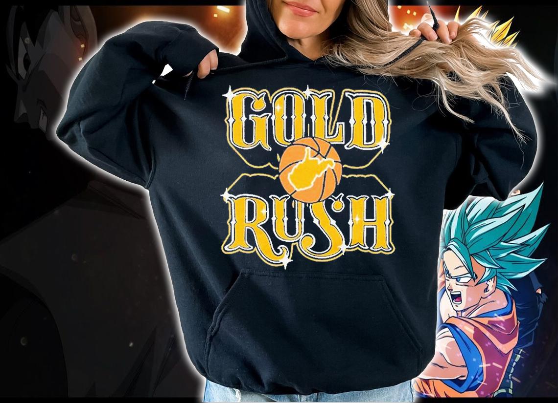 Gold Rush Basketball T-Shirt hoodie