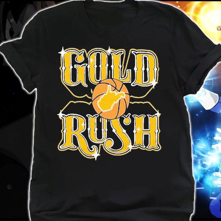 Gold Rush Basketball T-Shirt shirt
