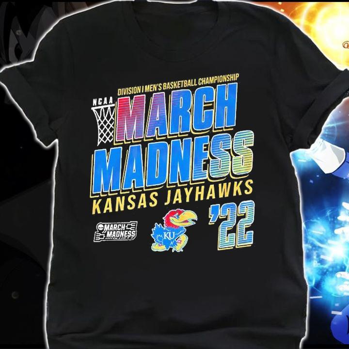 Kansas Jayhawks NCAA Division I Men's Basketball Championship March Madness 2022 T-Shirt shirt