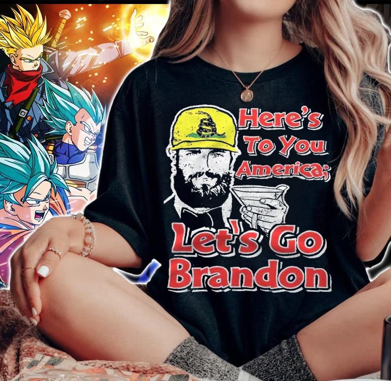 Lets Go Brandon Gadsden Flag FJB Joe Biden shirt woman shirt