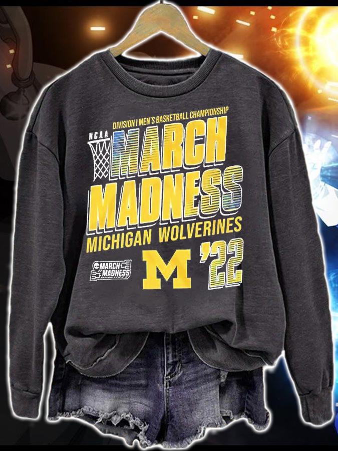 Michigan Wolverines NCAA Division I Men's Basketball Championship March Madness 2022 T-Shirt sweatshirt