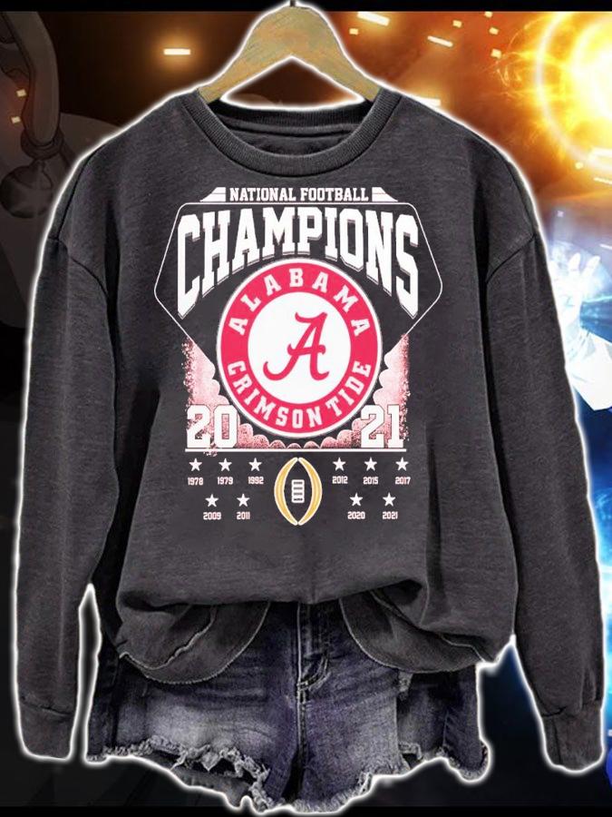 National football champions Alabama Crimson Tide 2021 shirt sweatshirt