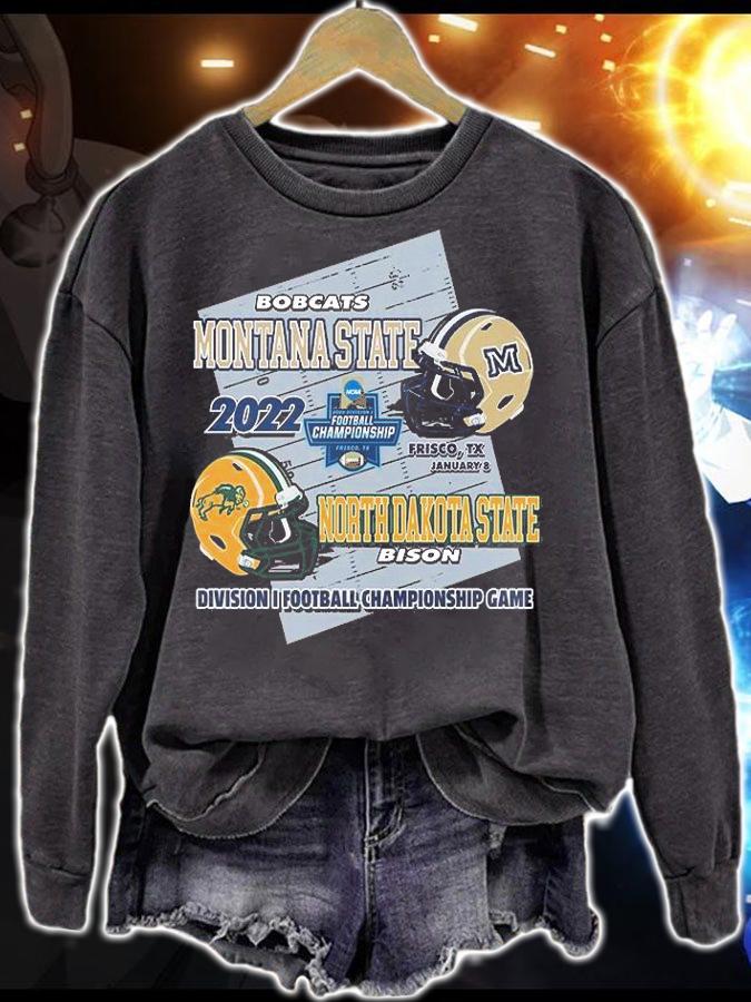 North Dakota State Vs Bobcats Montana State 2022 Football Championship T-Shirt sweatshirt