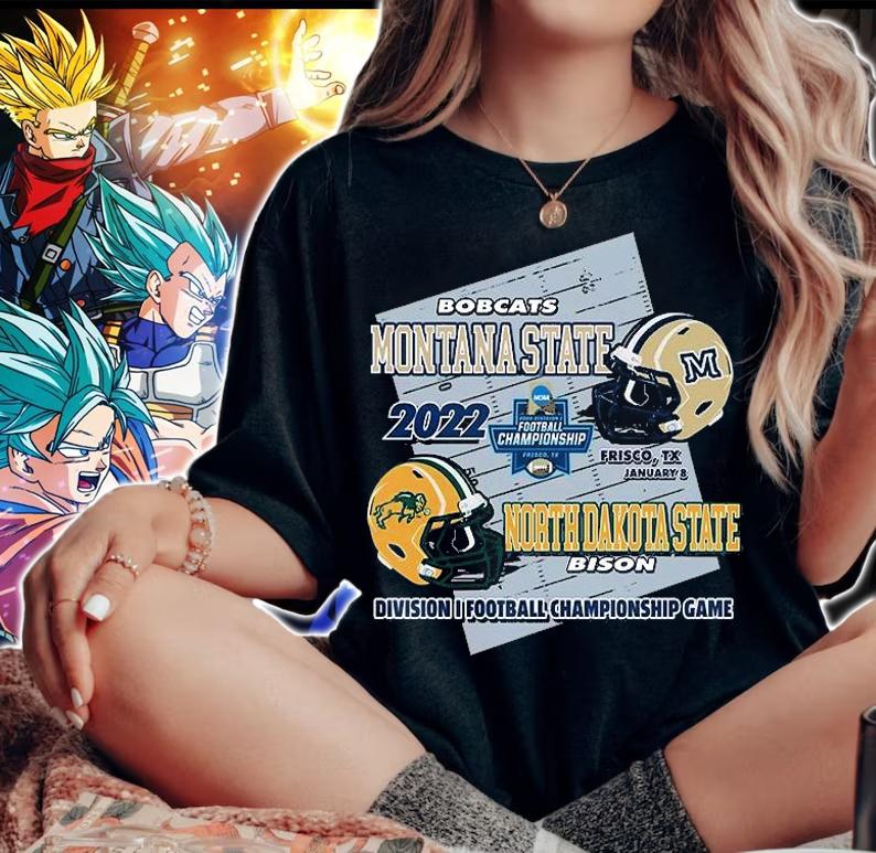 North Dakota State Vs Bobcats Montana State 2022 Football Championship T-Shirt woman shirt