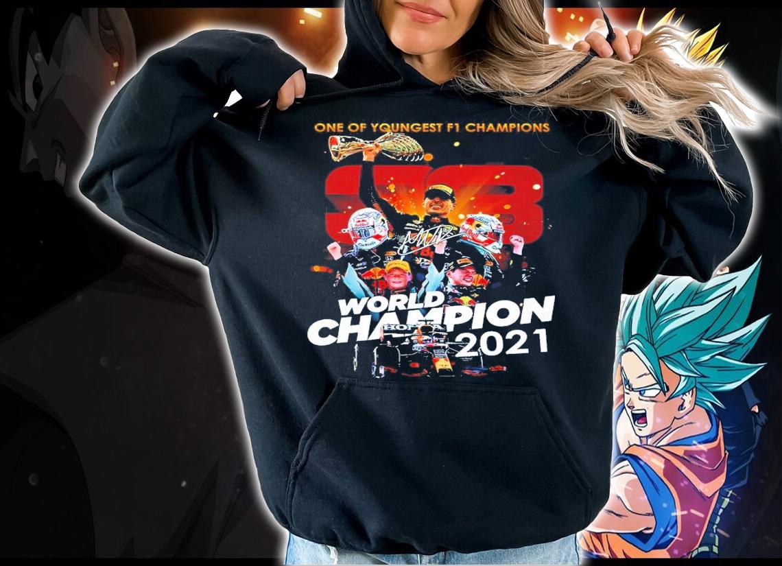 One Of Youngest F1 Champions Max 33 World Champion 2021 Shirt hoodie