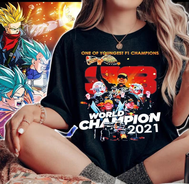 One Of Youngest F1 Champions Max 33 World Champion 2021 Shirt woman shirt