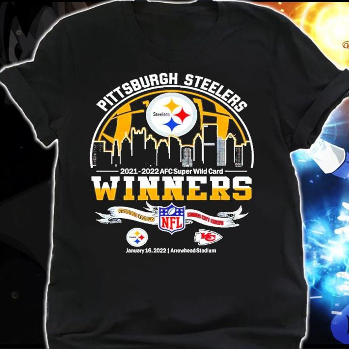 Pittsburgh Steelers 20210-2022 AFC Super Wild Card Matchups NFL Pittsburgh Steelers Vs Kansas City Chiefs Shirt shirt