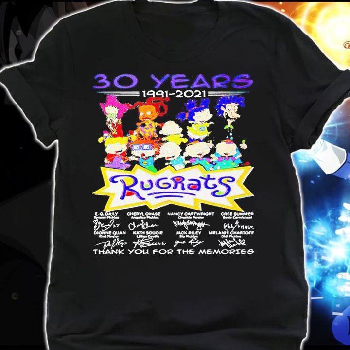 Rugrats 30 years 1991-2021 thank You for the memories signatures t-shirt shirt