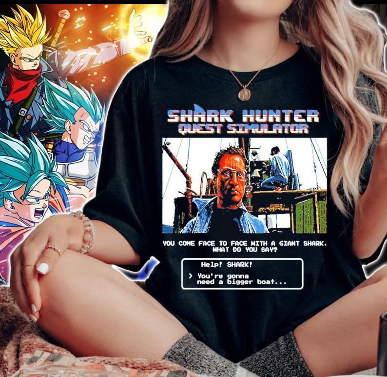 Shark Hunter Quest Simulator Shirt woman shirt