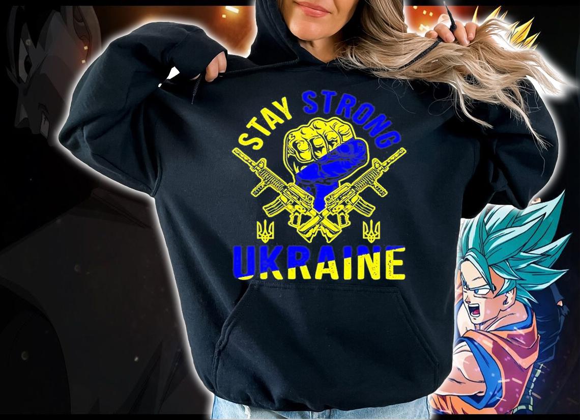 Stay Strong Ukraine I Stand With Ukraine Free Ukraine T-Shirt hoodie