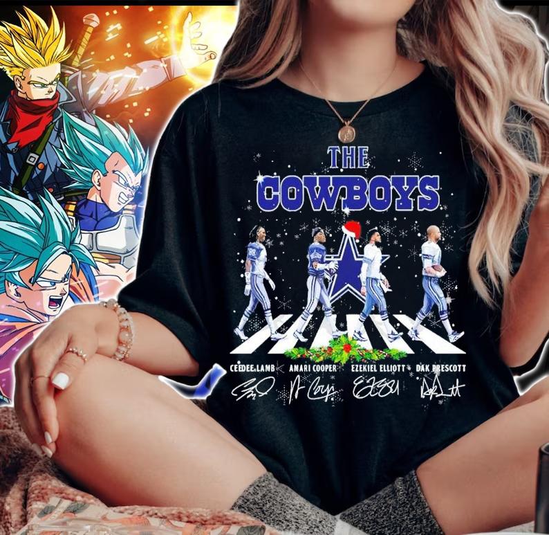 The Cowboys Abbey Road Signatures Shirt woman shirt