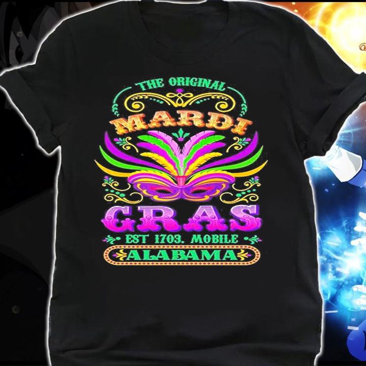 The Original Mardi Gras Mobile Alabama 1703 T-Shirt shirt