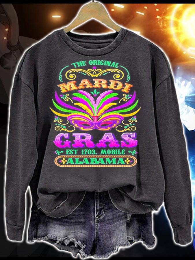 The Original Mardi Gras Mobile Alabama 1703 T-Shirt sweatshirt