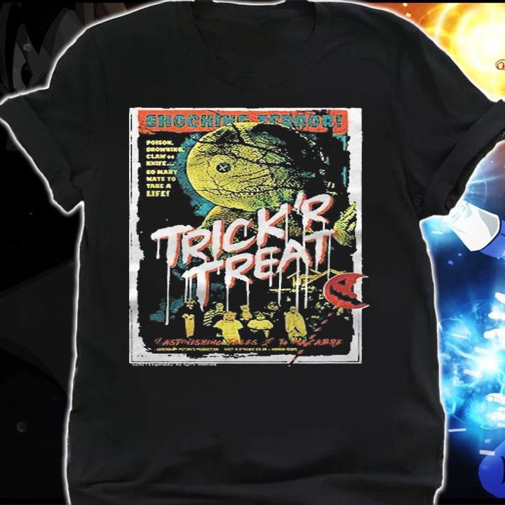 Trick R Treat Tales Of The Macabre Retro Poster Pullover Shirt shirt