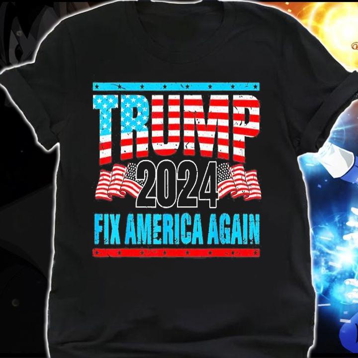 Trump 2024 Fix America Again Vintage T-Shirt shirt