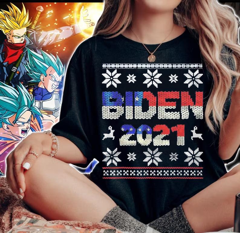 Ugly Joe Biden 2021 Christmas T-shirt woman shirt