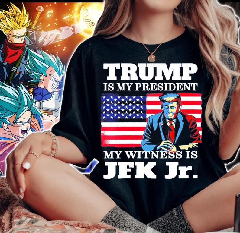 Womens Trump Is My President Voted For Trump Jfk Jr Shirt woman shirt