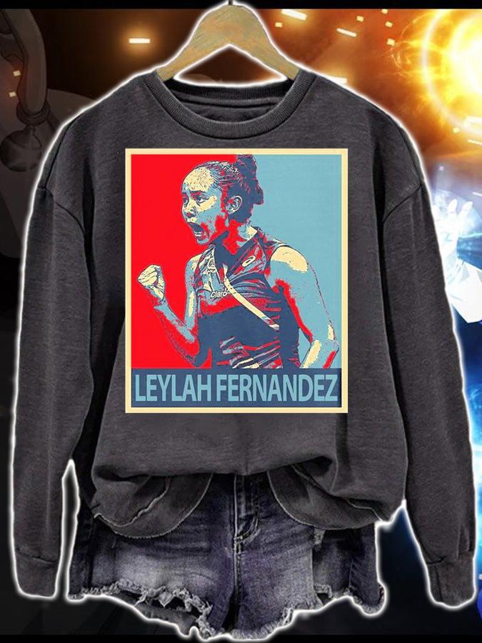 Leylah Fernandez hope vintage poster shirt sweatshirt