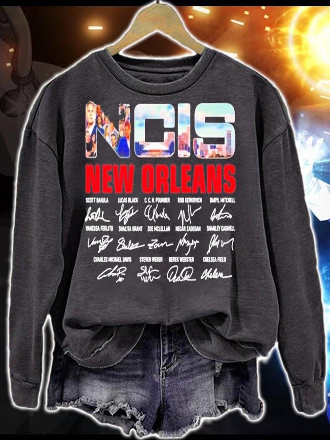NCIS New Orleans city signature shirt sweatshirt