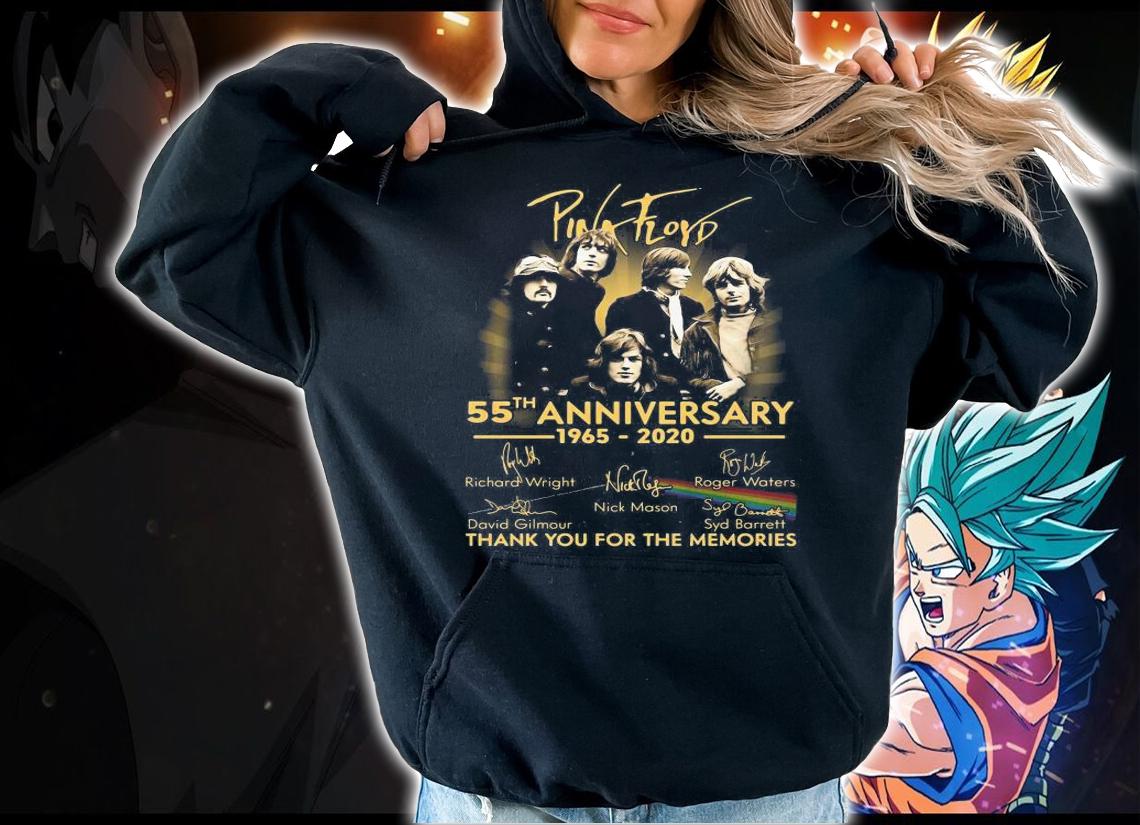 Pink Floyd 55Th Anniversary 1965 2020 Thank Memories t-shirt hoodie