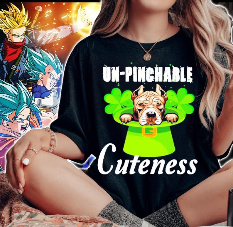 Pitbull Cuteness Un-Pinchable cuteness St.Patrick's Day shirt woman shirt