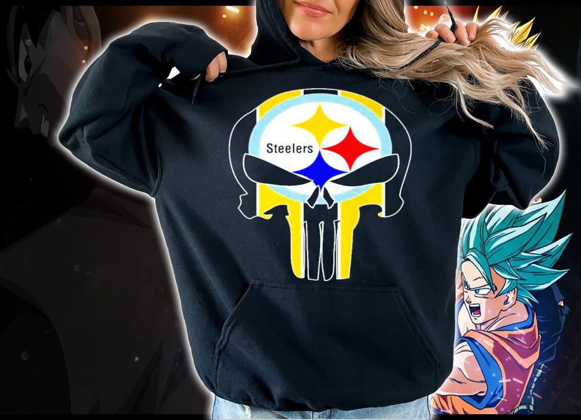 Pittsburgh Steelers Punisher Skull shirt hoodie