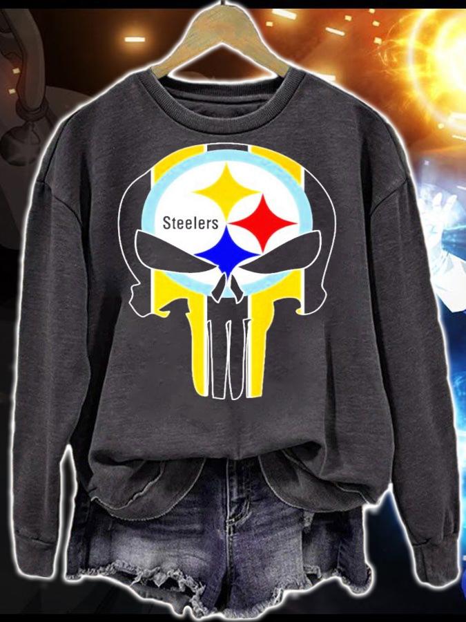 Pittsburgh Steelers Punisher Skull shirt sweatshirt