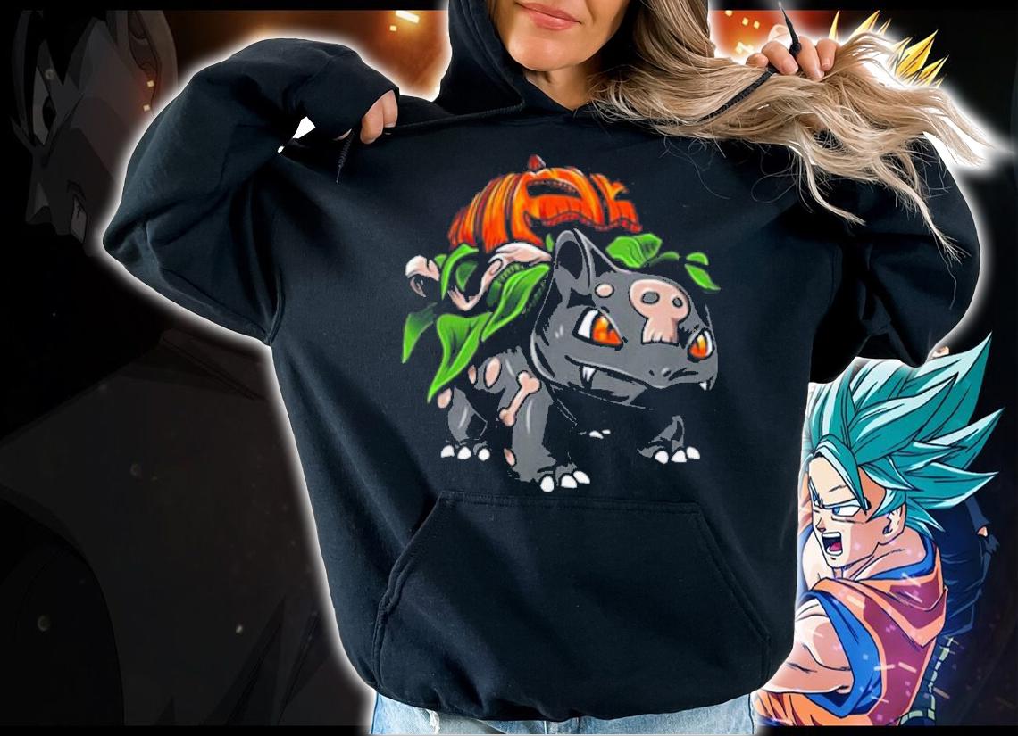 Pokemon Fushigidane Pumpkin Halloween t-shirt hoodie
